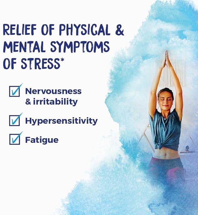 Boiron StressCalm Tablets for Relief of Stress,Anxiousness,Nervousness,Irritability,and Fatigue -,120 Count (Pack of 2)