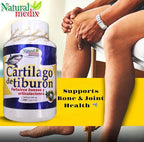 Cartilage – Joint Support Supplement with Glucosamine, Collagen & Magnesium – 100 Caps - Cartílago de Tiburon
