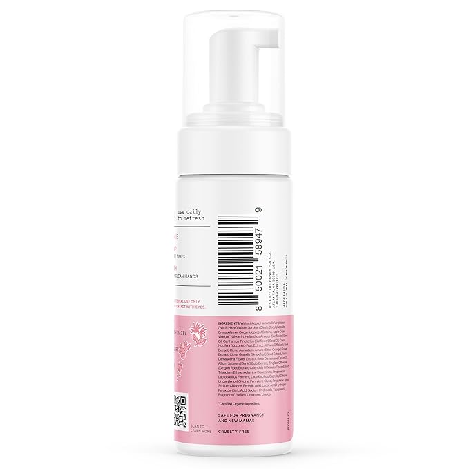 The Honey Pot Company - Witch Hazel Feminine Wash - Postpartum Essentials - Herbal Infused Hygiene Wash for Sensitive Skin - PH Balanced - Use to fill Post Partum Kit - Pregnancy Safe - 5.51 Fl Oz