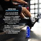 Koia Elite Plant Based Protein Shake, Vanilla, 32g Protein, 4g Sugar, 6g Prebiotic Fiber, Pre & Post Workout Nutritional Drink, No Seed Oils, Dairy-Free, Gluten-Free, Non-GMO, 12 Fl Oz (Pack of 12)
