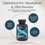 Neurobiologix Longevity Multi, Daily Multivitamin for Men & Women, Over 40 Vitamins & Minerals, NR, CoQ10 & Active B, Iron Free Vitamins for Women & Men for Energy & Wellness, 120 Capsules