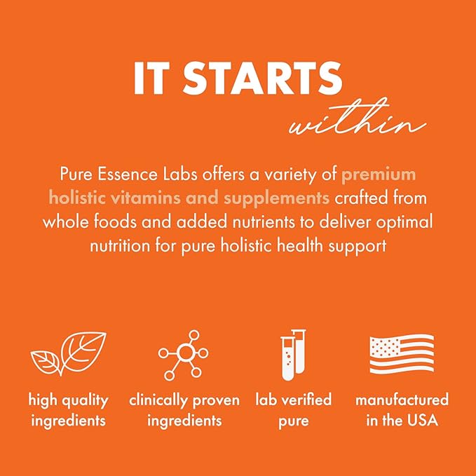 Pure Essence Candex Supplement - Yeast Overgrowth Supplement with Digestive Enzymes, Yeast Infection Probiotic Aid for Men and Women - 40 Capsules