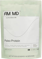 Amy Myers MD Paleo Protein Powder - Double Chocolate, 20 Servings - Collagen-Based Gut Function Support - Gluten-Free & Non-Dairy Protein Supplement