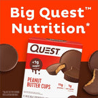 Quest Nutrition Peanut Butter Cups, 11g Protein, 1g Sugar, Low Carb, Gluten Free, Keto Friendly, 4 Count