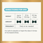 VetriScience Clinically Tested Composure Calm & Confident Chews - Supplement for Dogs with Anxiety, Stress & Fear with L-Theanine for Thunderstorms, Fireworks or Travel, Bacon, 60 Count