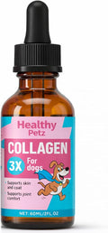 Healthy Petz Premium Liquid Collagen Drops for Dogs - Advanced Joint Support, Gut Health & Vitality Supplement, 2 Fl Oz
