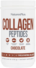 NaturesPlus Collagen Peptides, Chocolate - 0.83 lb Powder - Hair, Skin, Nail & Joint Health, Immune System Support - Non-GMO, Gluten Free - 14 Servings