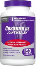 Nutramax Laboratories Cosamin® DS Joint Health Supplement with Glucosamine & Chondroitin for Adult Men & Women, Joint Supplement, 150 Caplets