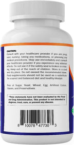 Vitamatic Calcium 1200mg with Vitamin D3 2000 IU (50mcg) – Bone & Immune Support Formula – 240 Tablets – High Absorption Calcium Carbonate with D3 – Non-GMO, Gluten-Free