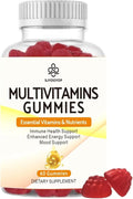 Sugar Free Multi-Vitamin Gummies for Women & Men, Daily Multivitamin/Multimineral Supplement with Vitamin A C D E B6 B12,Folic Acid,Pantothenic Acid,Biotin,Inositol,Iodine,Zinc