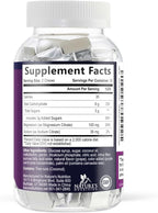 Magnesium Citrate Chews Supplement - High Absorption Magnesium Gummies Supplement - Vegan Mag Citrate Soft Chews Gummy for Adults - Relaxation & Calm Support - Delicious Grape Flavor - 60 Gummies