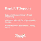 NewLife Naturals UT Revive with D Mannose Powder – UT Support for Urgency, Natural Urinary Tract Health for Women - with Cranberry, Blueberry & Botanicals – Short Term Potent Formula - 10 Servings