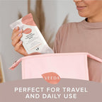 Veeda Plant-Based Feminine Wipes – pH-Balanced, Hypoallergenic & Biodegradable Wipes for Sensitive Skin, Fragrance-Free Travel Sized Wipes – 20 Count