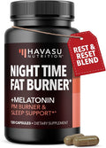 Night Time Fat Burner Metabolism Booster | Appetite Suppressant & Supplement to Support Weight Loss | 120 Weight Loss Supplement Pills for Men