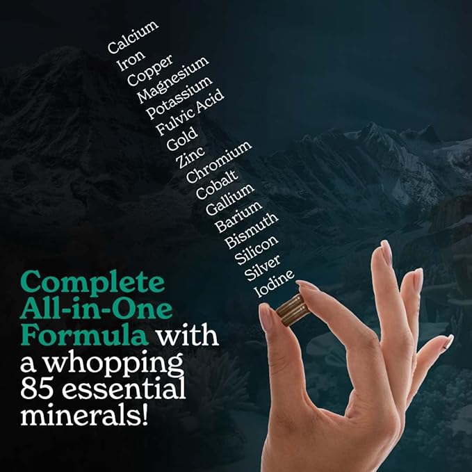Better Alt Shilajit Sea Moss Capsules Pack of 2 with Ashwagandha & Black Pepper Extract with 85+ Essential Minerals & Antioxidants| Boosts Energy & Metabolism - 120 Servings, 240 Capsules