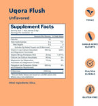 Uqora Flush - Urinary Tract* with D-Mannose, Vitamin C, Vitamin B6, Potassium, Magnesium & Calcium - Gluten-Free & Vegan - Unflavored - 10 Packets (1 Pack)