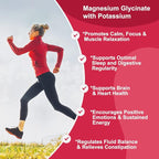 Magnesium Glycinate Gummies 400 mg with 100 mg Composite magnesium - Chelated Magnesium Potassium Supplement with Vitamin D, B6 Supports Calm, Sleep, Memory & Muscle Cramps,Sugar Free - 180 Gummies