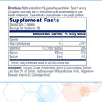Citracal Petites, 400 mg Calcium Citrate, Easily Absorbed and Highly Soluble with 12.5 mcg (500 IU) Vitamin D3, Smaller and Easier to Swallow Caplets, 200 Count
