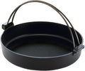 Ikenaga Iron Works 12121 Sukiyaki Pot, Induction Compatible, Made in Japan, Fry Dish, Iron Supplement, 9.4 Inches (24 cm), Bond