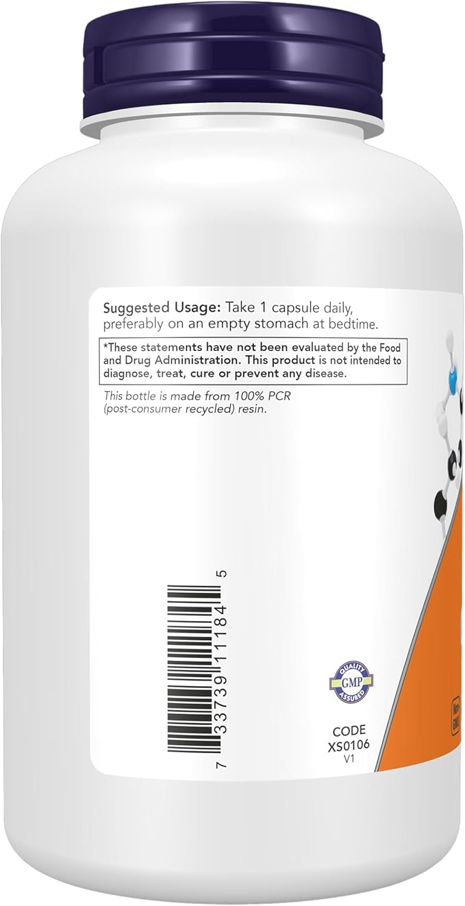 NOW Foods Supplements, 5-HTP (5-hydroxytryptophan) 100 mg, Neurotransmitter Support*, 240 Veg Capsules