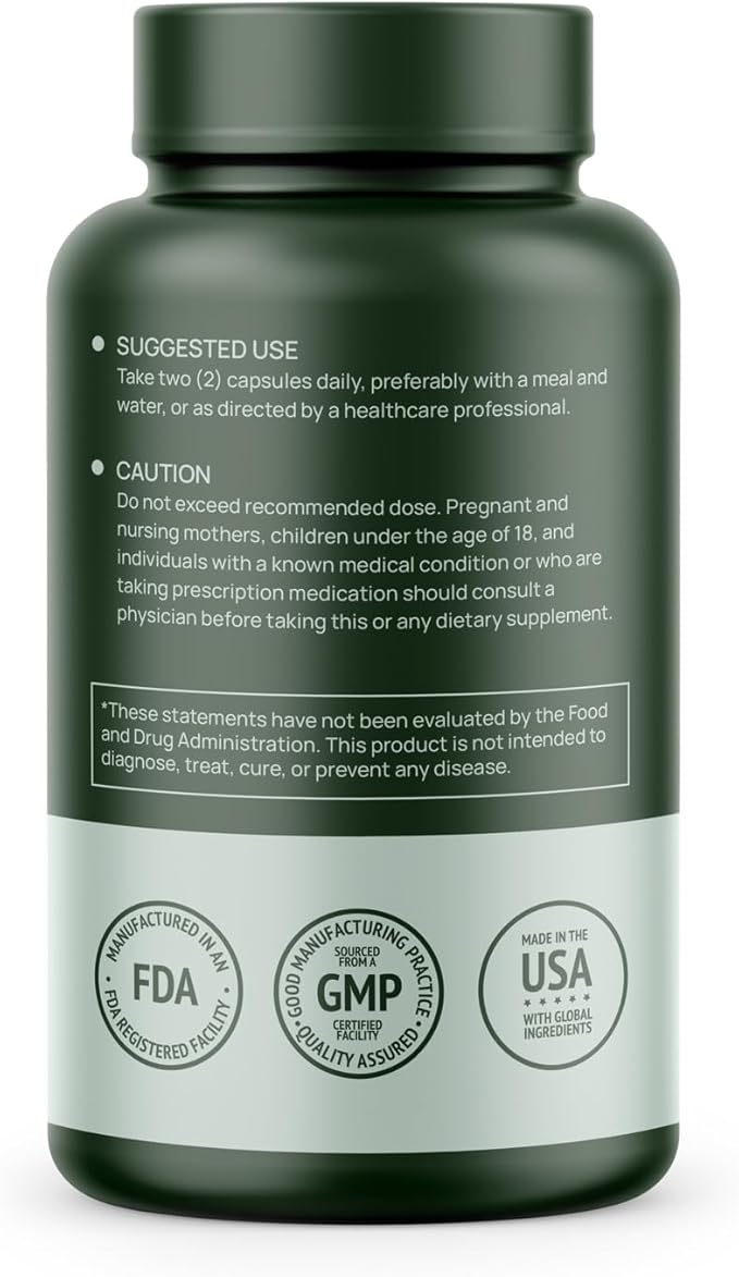 HMS Nutrition Resveratrol 1400 mg per Serving — 120 Vegan Capsules | High‑Potency Trans‑Resveratrol with Acai, Grape Seed & Green Tea | Antioxidant, Cellular & Heart Support