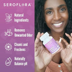 Seroflora Boric Acid Vaginal Suppositories 600mg – 30 Count with 7 Applicators for Odor Control & pH Balance Feminine Hygiene Support, Natural Intimate Care, Made in USA