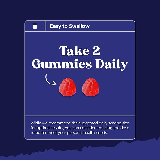 Melatonin Gummies 5mg for Peaceful Nights - Easy to Chew Sleep Gummies for Adults - Helps Support Circadian Rhythm - Delicious Strawberry Flavor - Non-Habit Forming Sleep Aid - Gelatin Free - 60 Count