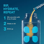 DripDrop Hydration Packets - Tropical Variety Pack - Single Serve Electrolytes Powder Drink Mix - Mango, Açaí, Passion Fruit, Piña Colada - Non-GMO, Gluten Free, Vegan - 16 Sticks
