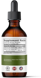 Ultra6 Nutrition Vitamin D and K2 Drops - Liquid Vitamin D3 with K2 Supplements for Adults - Easy-to-Take, Flavor-Free, Highly Absorbable VIT D3 and K2 Supplements, Made in USA (30 ml)