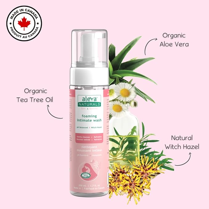 Foaming Feminine Wash |For Intimate Areas |Self-Foaming Pump |pH Balanced |Cleanses and Refreshes |Made with Natural and Organic Ingredients |Dermatologist & Gynecologist Tested |(6.7 fl.oz / 200ml)
