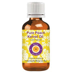Deve Herbes Pure Peach Kernel Oil (Prunus persica) Cold Pressed 15ml (0.50 oz)