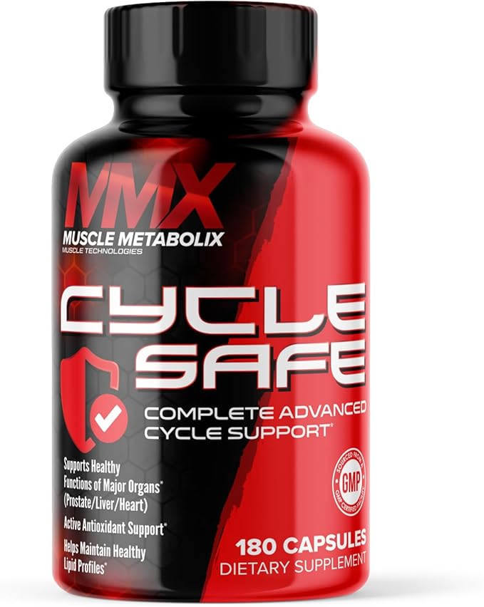 Cycle Safe Liver & Organ Defense | Complete Cycle Support | Super Prostate Support | Liver Support | Antioxidant Grape Seed Extract Plus Organ Detox | 180 Capsules Mens Supplement