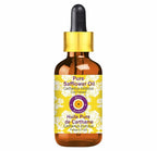 Deve Herbes Pure Safflower Oil (Carthamus tinctorius) with Glass Dropper Cold Pressed 30ml (1 oz)