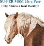 SU-PER MSM Ultra Pure Horse Joint Supplement - Helps Maintain Joint Mobility and Flexibility - 5 Pound, 7 Month Supply