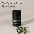 Sports Research® Odorless Garlic Oil Pills (1000mg) with Parsley & Chlorophyll - Vegan Certified · Non-GMO · Gluten Free - 150 Plantgel Capsules