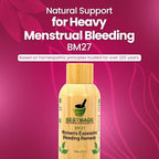Bestmade Women's Excessive Bleeding Remedy BM27 - Promotes Balance & Comfort During Menstruation, Menopause & Natural Support, 350 Pellets