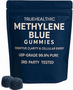Methylene Blue Gummies with 5mg per Gummy, Cognitive Support & Mental Focus, 99.9% Pure, Vegan Non GMO Formula, Clean Ingredient Profile, Easy Gummy Format, 30 Gummies (1)