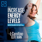 L-Carnitine Elite Burn Liquid Keto Fat Burner and Metabolism Activator - Fat Loss Support Keto Friendly Weight Loss Increase Energy-Stimulant Free - Rainbow Candy 3000mg (32 Servings)