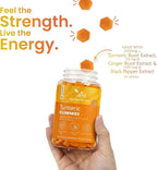 Ved Turmeric Supplement - Turmeric and Ginger Supplement Gummies, Turmeric Ginger Chews, Turmeric and Ginger Gummies for Inflammation Support