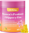 Feminine Probiotics Gummies for Women with Slippery Elm Prebiotics & Lactobacillus Blend – Supports Healthy Flora, pH Balance, Gut & Immune Function, Pineapple Flavor, 60 Count