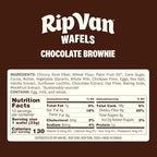 Rip Van Wafels Chocolate Brownie Stroopwafels - Healthy Snacks - Non GMO Snack - Keto Friendly - Office Snacks - Low Sugar (3g) - Low Calorie Snack - 1.16 Ounce (Pack of 12)
