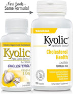 Kyolic Aged Garlic Extract Formula 104, Cholesterol Health*, 100 Capsules