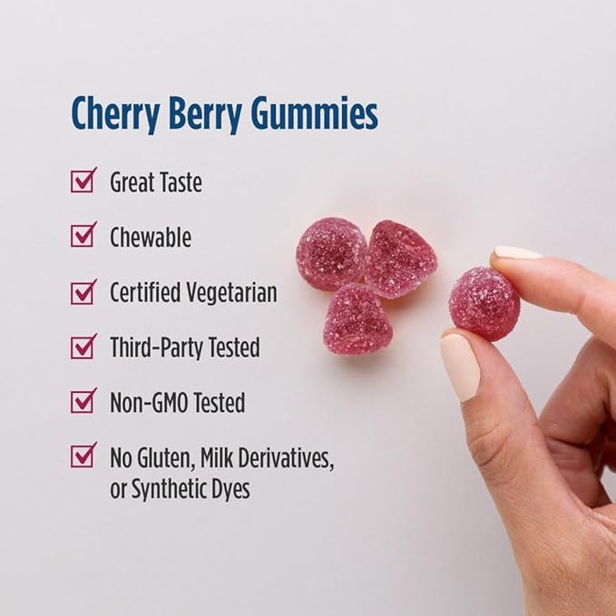 Nordic Naturals Nordic Berries, Cherry Berry - 120 Gummy Berries - Great-Tasting Multivitamin for Ages 2+ - Growth, Development, Optimal Wellness - Non-GMO, Vegetarian - 30 Servings