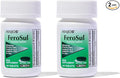 Major Ferosul - Ferrous Sulfate 325mg Tablets with 65mg of Elemental Iron - Iron Supplement for Women, Men - Green - 100 Count (2 Pack)