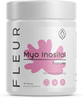 FLEUR Myo-Inositol & D-Chiro Inositol Capsules, Hormone Balance and Ovarian Function Support for Women, Regulates Menstrual Cycle, Non-GMO & Vegan, 90 Capsules