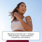 Vitamin Bounty Multi Collagen Peptides Powder for Men & Women (Complex Plus) - 5 Types Hydrolyzed Collagen Protein - Probiotics, Vitamin C & Hyaluronic Acid - Grass Fed Bovine Supplements, 28 Servings