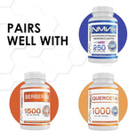 MAAC10 - Trans Resveratrol 500mg 3-Pack (Micronized Pharmaceutical Grade 99% Pure Trans-Resveratrol Extract + BioPerine for Superior Absorption).