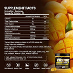 Creatine Monohydrate Gummies 6g for Men & Women, Potent Creatine Supplement, Chewables Creatine for Energy Boost, Increase Strength and Build Muscle, Gluten-Free, Sugar Free,120 Count