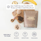 Whey Protein Isolate for Women, 20g Protein, 0g Sugar, 90 Calories, Stevia-Free, Grass-Fed & Pasture Raised, Chocolate 1 lb