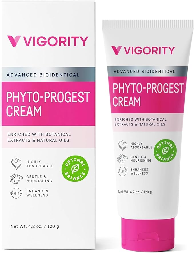 Vigority Women's Botanical Care Duo - Estro-Pro & Phyto-Pro Cream Set for Midlife Skin Comfort, Hydration & Daily Nourishing Support - Gentle, Plant-Based, Non-Irritating Formulas